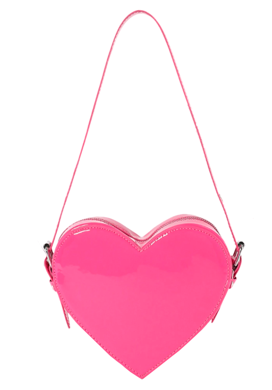 Cartera corazón rosa