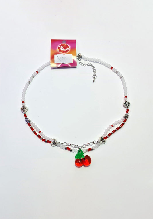 Collar de cerezas