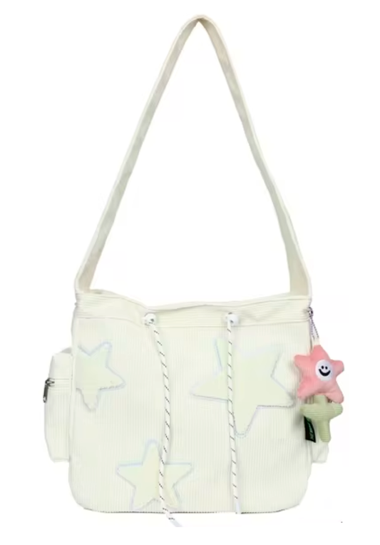 Bolso Estrellas blanco