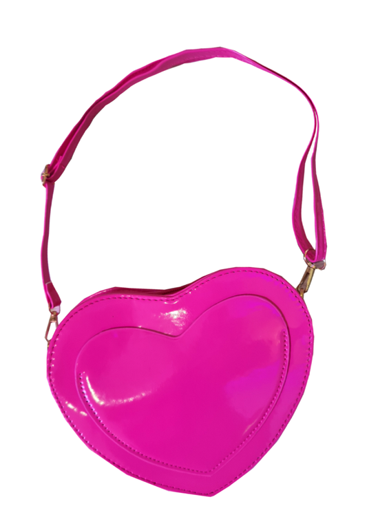 Cartera corazón rosa