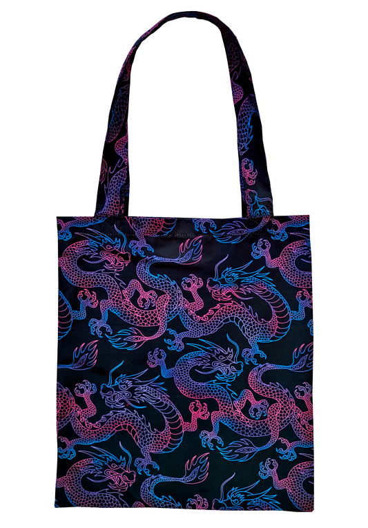 Tote bag dragon multicolor